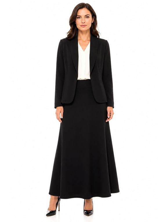 Notched Lapel, Long Sleeve, Relaxed Fit Suit Jackets, Blazers & Sport Coats, Women's