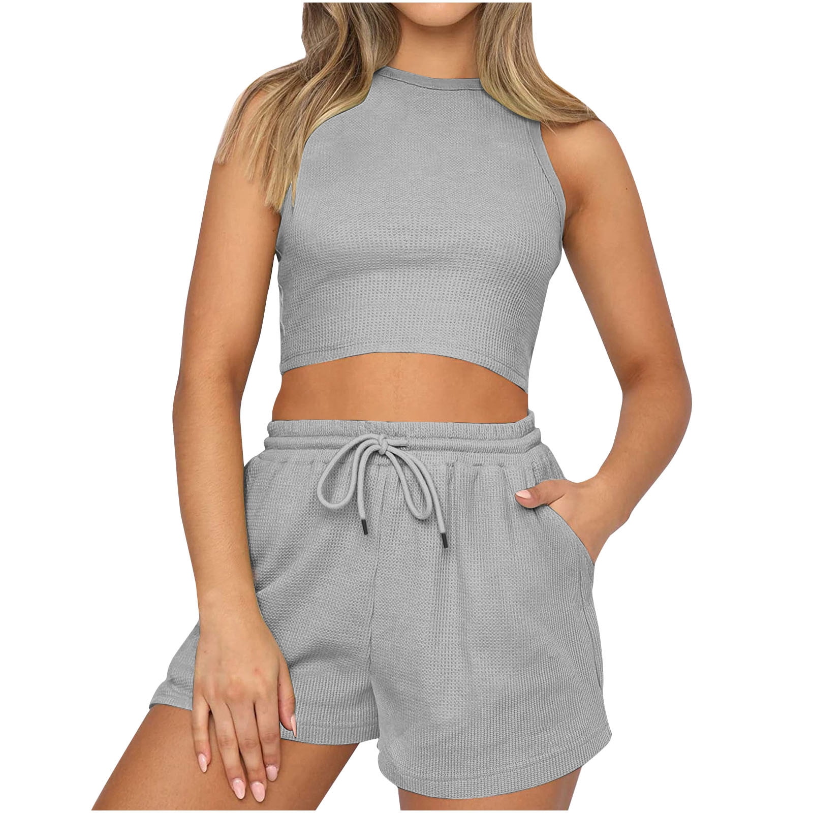 Waffle tracksuit womens new arrivals