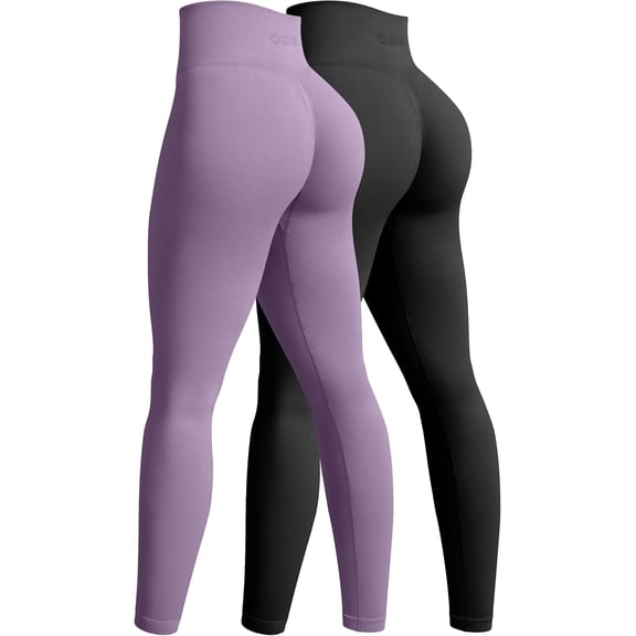 Women's 2 Piece Yoga Legging Seamless Workout High Waist Butt Liftings Athletic Leggings