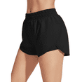 thumbnail image 1 of Women's 2-in-1 Running Shorts with Liner, High Waisted Athletic Workout Shorts, Quick-Dry Double Layer Gym Shorts - No Pockets, 1 of 1