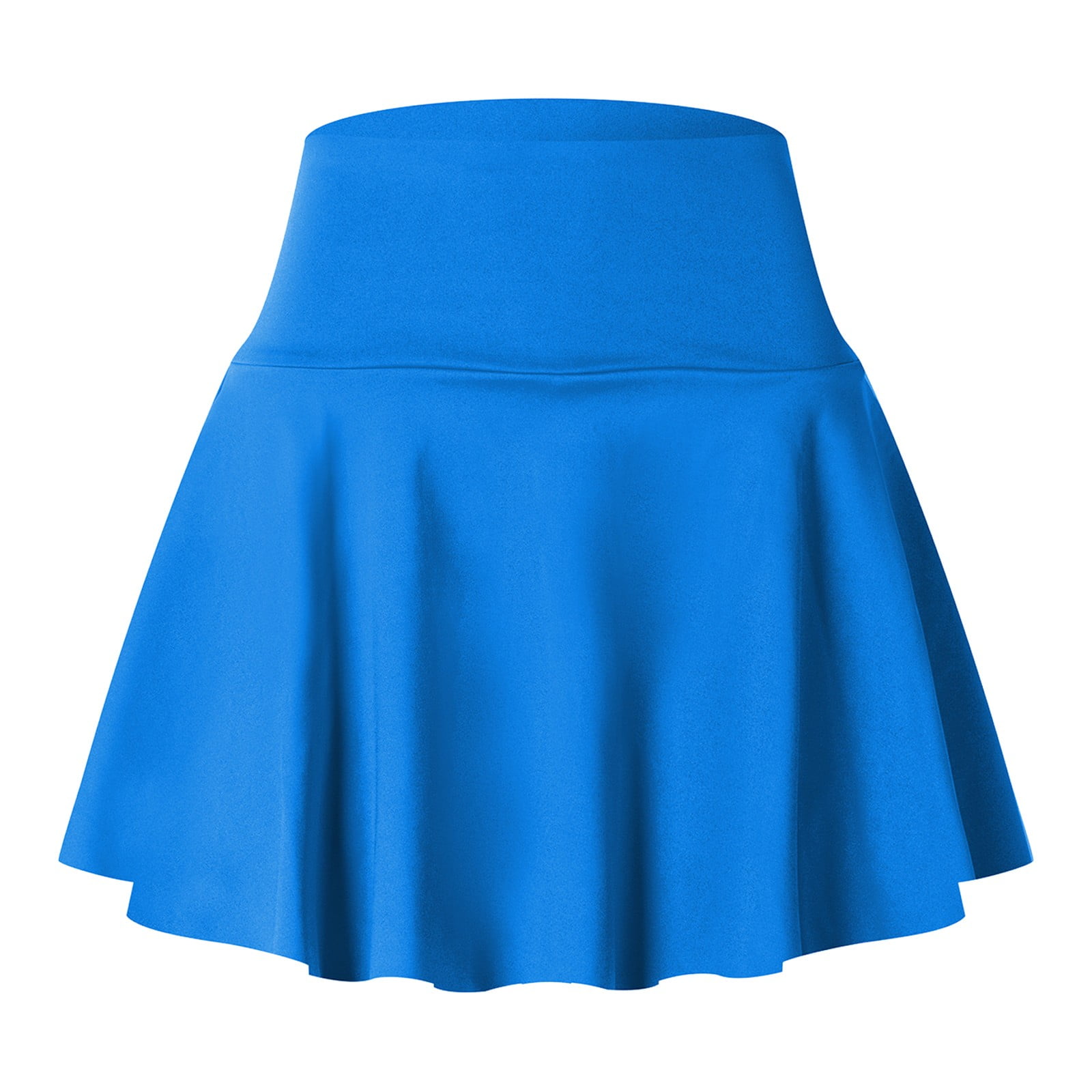 Women's 2-in-1 Tennis Skirt with Shorts - Breathable Nylon Spandex