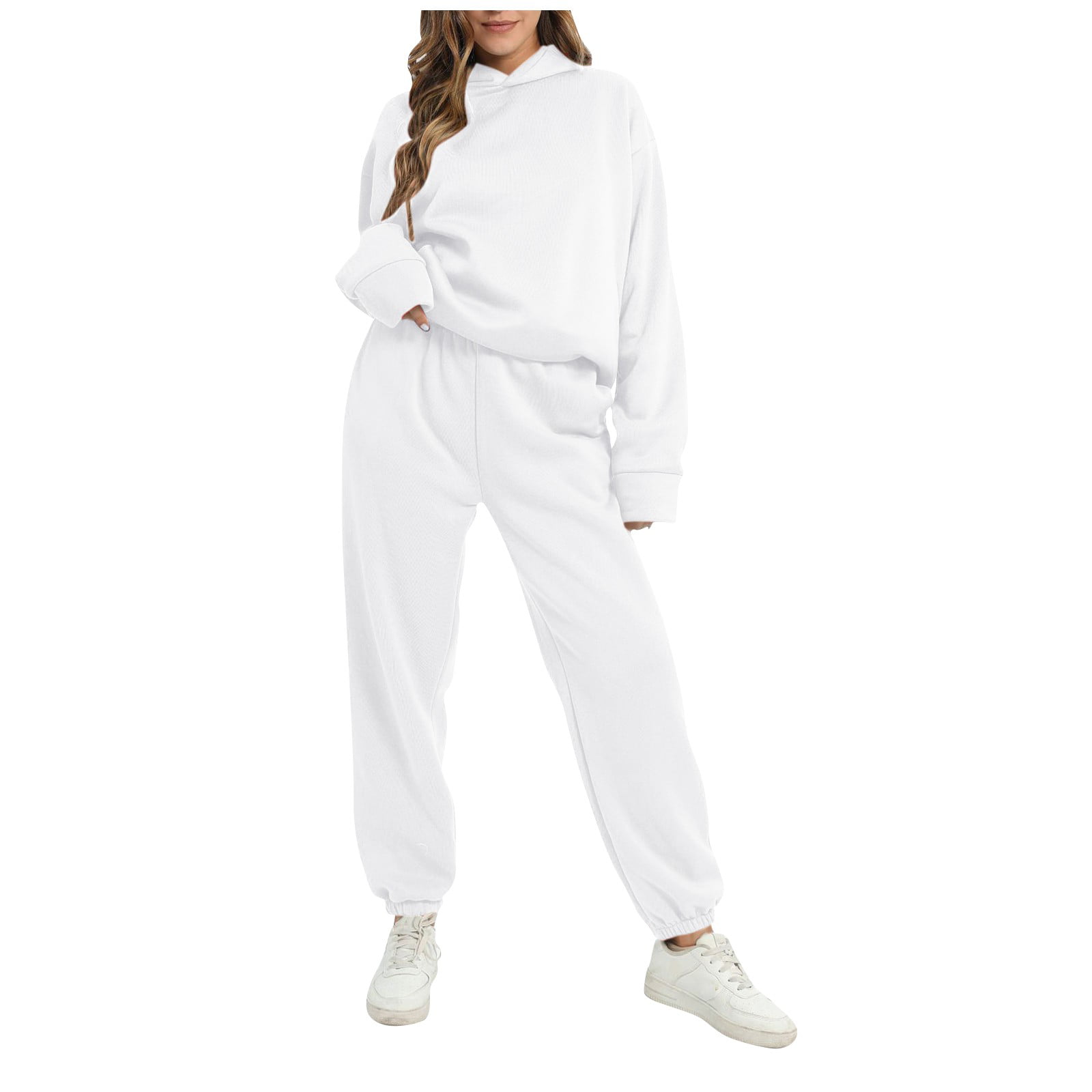  Women 2 Piece Outfits Sweatsuit Sets 2023 Fall Fashion Two  Piece Short Sweat Suit Sets Oversized Hoodie Sweatshirt Tracksuit Workout  Lounge Matching Sets Winter Clothes 1048qianhuahui-S