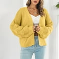 thumbnail image 1 of Women's 2024 Fall Open Front Long Sleeve Cardigan Oversized Outwear Creme Cardigans Teal Sweater Womens Leopard Sweater Sweaters for Women plus Size 4x Womens Kimonos Womens Christmas Cardigan Sweater, 1 of 8