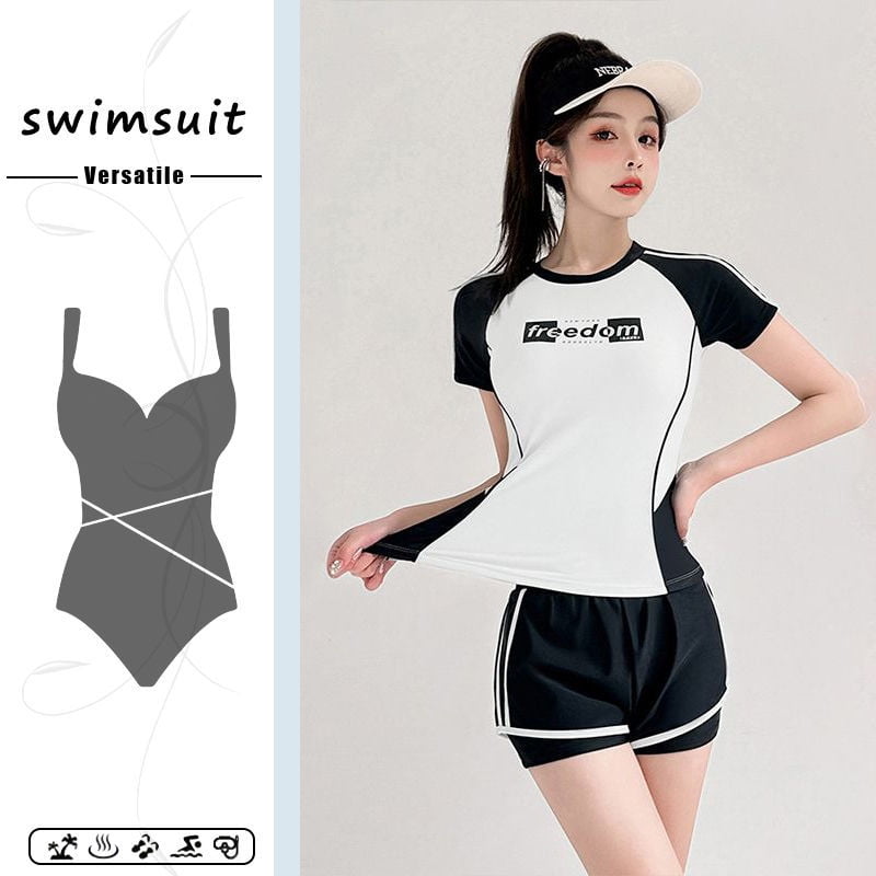 Women‘s 2024 New Sports Style Conservative Split BodySlimming Swimming