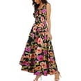 thumbnail image 1 of Women's 2024 Summer Boho Floral Print Tiered Casual Flowy Long Maxi Dress, 1 of 6