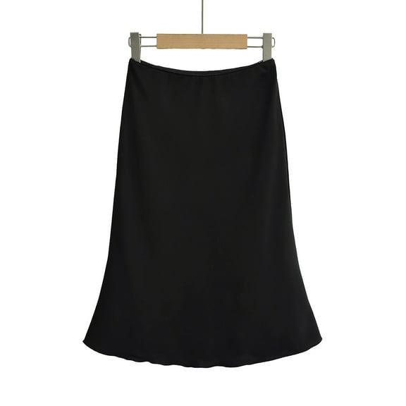 Women's 2024 Summer Printed Mesh Skirt Slim, Low Waisted, with Small Bow, Retro Plaid Pattern