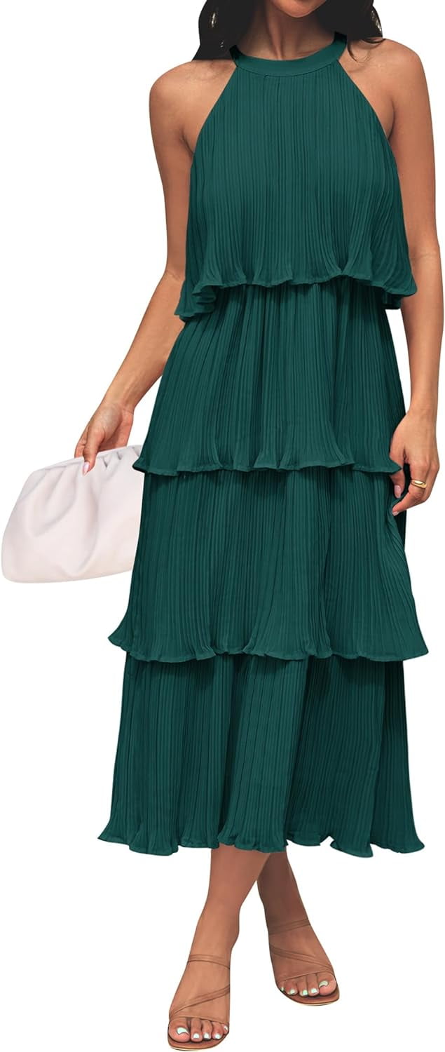 ワンピース Garden Party Ruffled Midi Dress 71xffGwSWIL._UY1000_.jpg