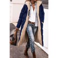 thumbnail image 1 of Women's 2024Warm Winter Coats Reversible Sherpa Fleece Long Hooded Puffer Jackets Outerwear, 1 of 6