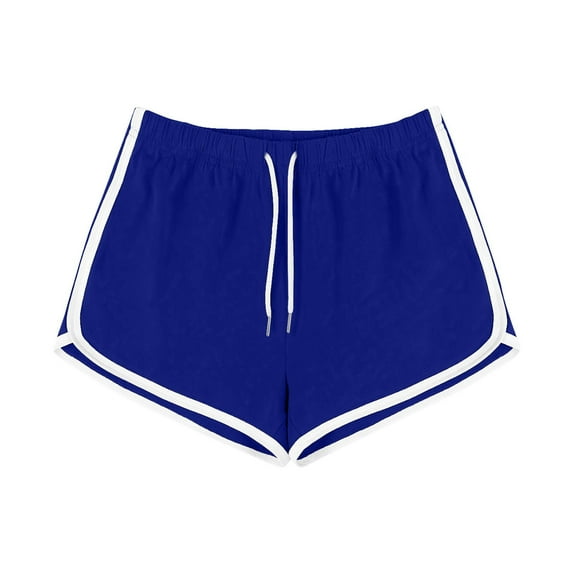 Women's 2025 Denim Shorts Women Casual Summer Sports Shorts Workout Yoga Shorts Active Shorts Blue S