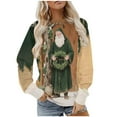thumbnail image 1 of Women's 2025 Merry Christmas Sweatshirts Fleece Crewneck Sweaters Fashion Christmas Printed Long Sleeve Blouses Casual Loose Shirts Xmas Holiday Pullover Tops, 1 of 9