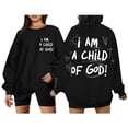thumbnail image 1 of Women's 2025 Oversized Hoodies Sweatshirt Fleece Long Sleeve Going Out Tops Trendy Casual Fall Fashion Outfits Winter Warm Sweatshirt Oversized Hoodie(Color:Black,Size:L), 1 of 3