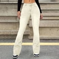 thumbnail image 1 of Women's 2026 Vintage Wash Jeans, Classic Straight Leg Denim Pants, High Waist Solid Color Jeans for Casual Wear, Retro Fashion and Daily Outfits A L, 1 of 6