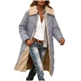 thumbnail image 1 of Women's 2026 Winter Fashion Clothes Oversized Shearling Fleece Long Coats Jackets with Pockets, 1 of 7