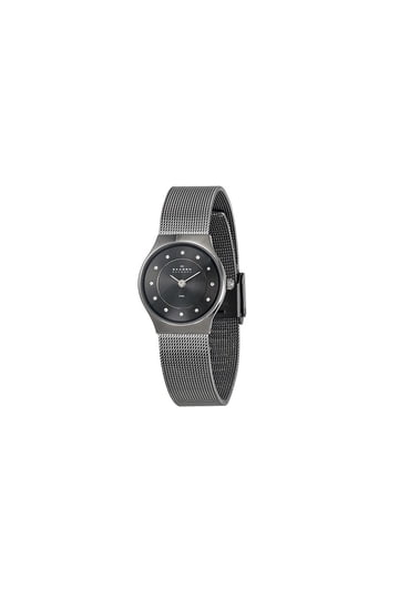 Skagen Ladies Watch‎ Titanium Black Dial Mesh Stainless Steel Band  233STMB Skagen black dial mesh - Gem main image 3
