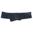 thumbnail image 1 of Women's 3 1/2" Wide Contour Studded Sheepskin Lamb Leather Sash Belt, 1 of 3