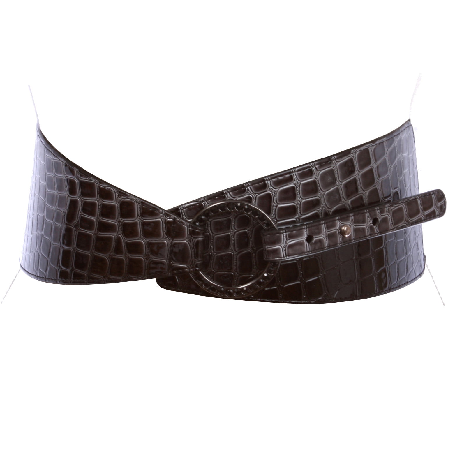 1.25 Inch Elastic Stretch Belt with Side-Release Buckle and