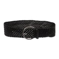 thumbnail image 1 of Women's 3 1/4" Wide Tapered Braided Woven High Waist Leather Belt, 1 of 4