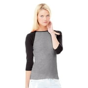 Clementine Apparel Women's 3/4 Sleeve Baseball Raglan T-Shirt
