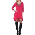 thumbnail image 1 of Women's 3/4 Sleeve Beaded Tunic, 1 of 2