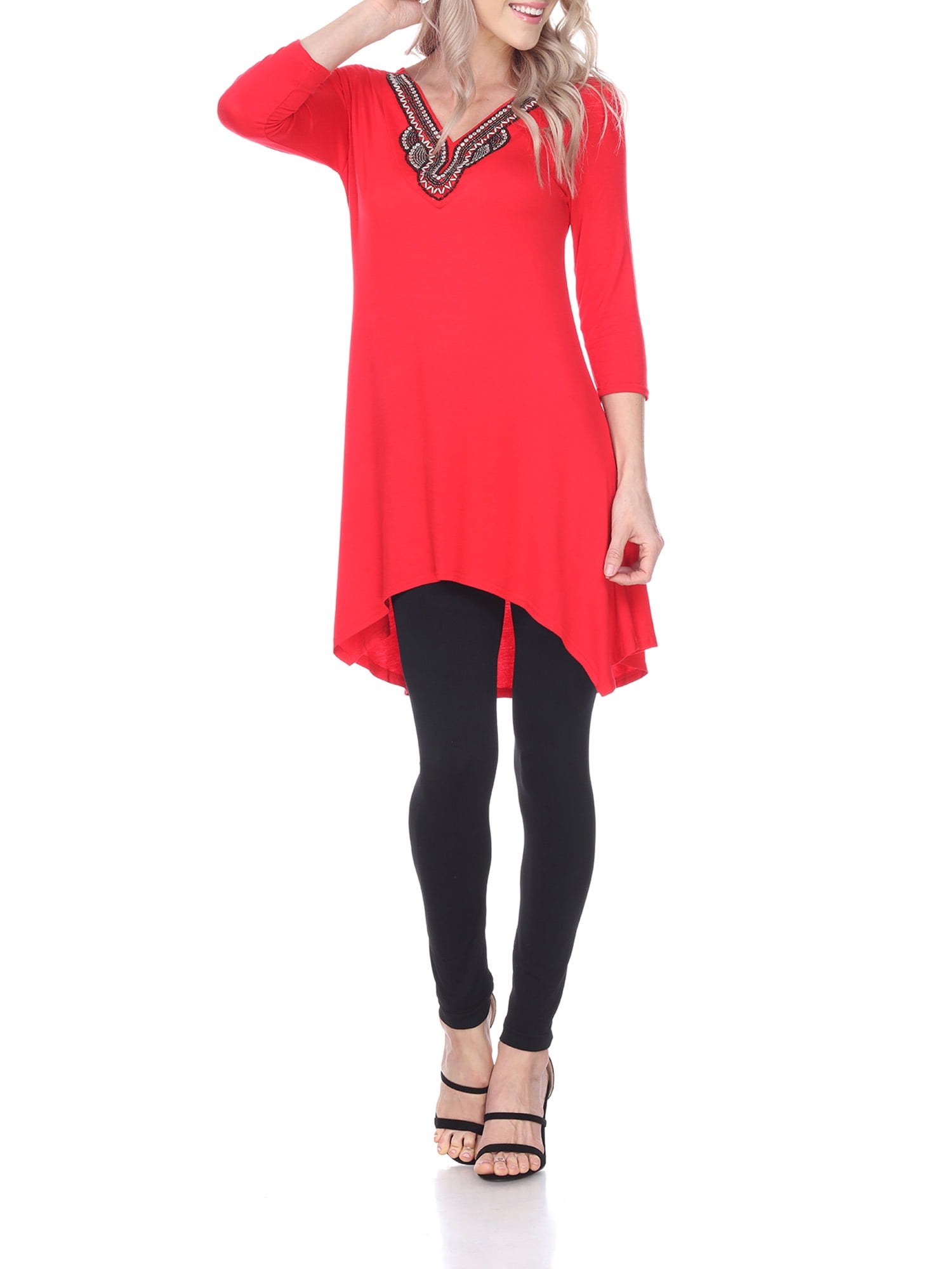 beaded tunic dress Selena Beaded Tunic Top Last Call