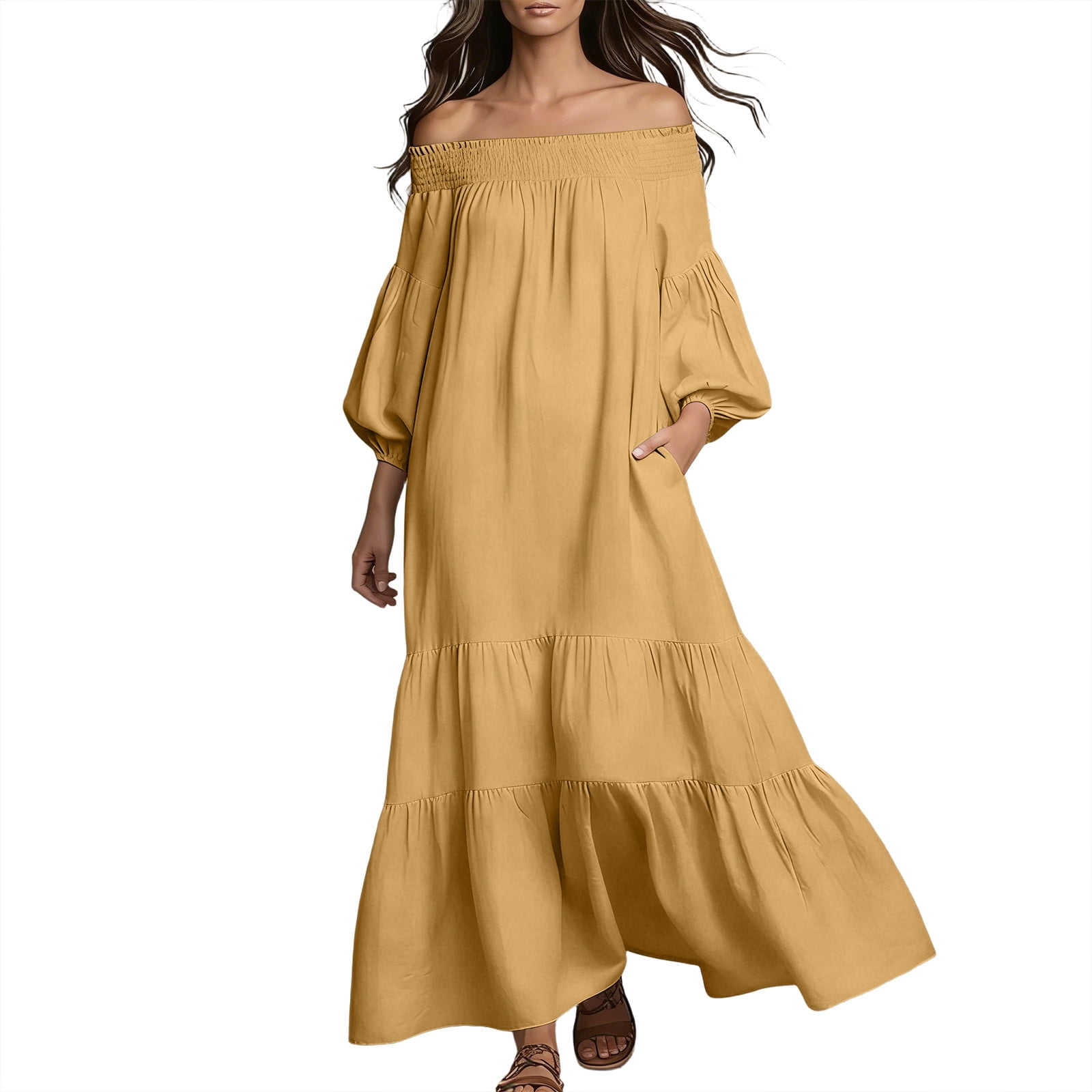 shein wrap dress Shein SXY Orange Shimmer Faux-Wrap Dress main image 1