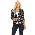 thumbnail image 1 of Women's 3/4 Sleeve Open Front Casual Cardigan Blazer Jacket, 1 of 5