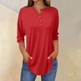 thumbnail image 1 of Women's 3/4 Sleeved Collar Button Up Shirt Floral Shirt Summer Top Womens T Shirts Casual plus Size T Shirts Sleeve Pack Long Sleeve Rayon Tops for Women plus Long Sleeve Light Long Sleeve Women Tops, 1 of 4