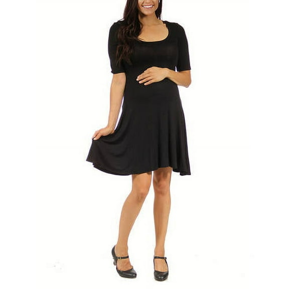 Women's 3/4-sleeve Maternity Dress
