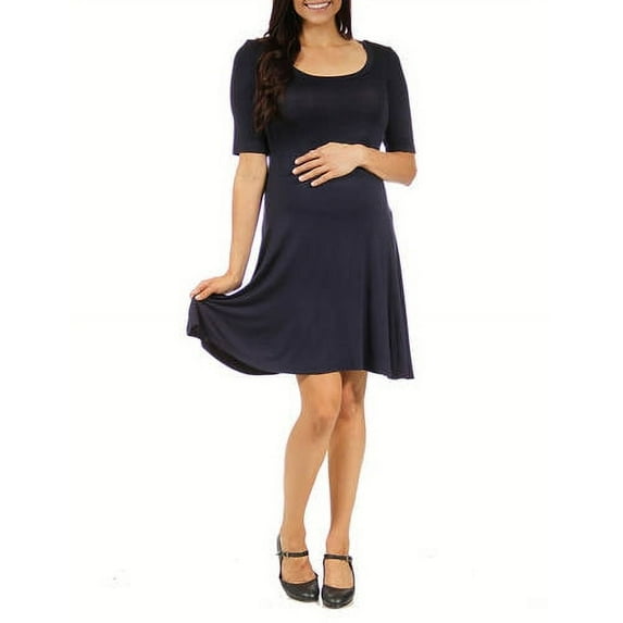 Women's 3/4-sleeve Maternity Dress