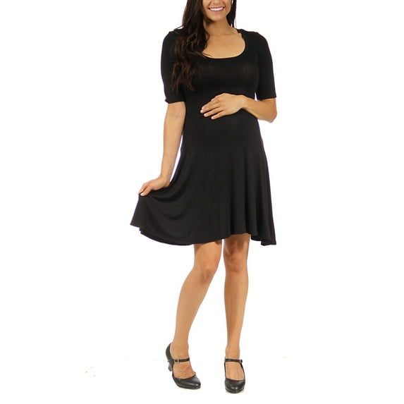 Women's 3/4-sleeve Maternity Dress