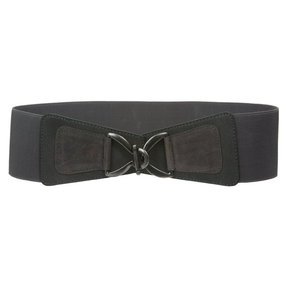 Women's 3" (75 mm) Wide High Waist Fashion Stretch Belt