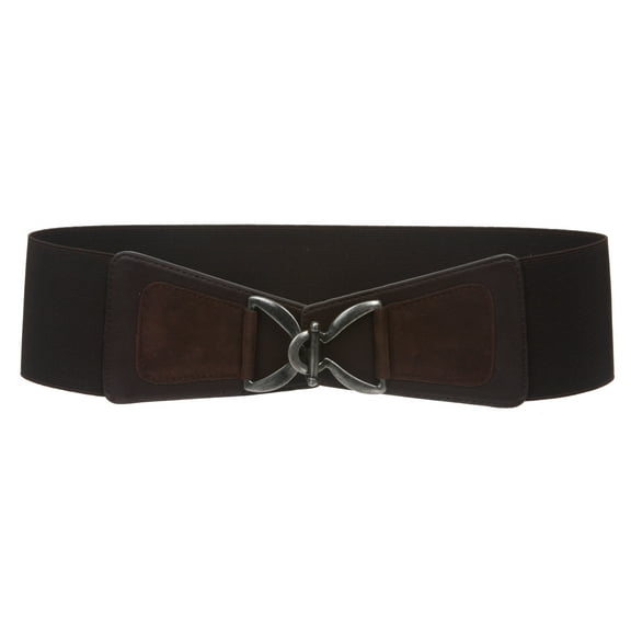 Women's 3" (75 mm) Wide High Waist Fashion Stretch Belt