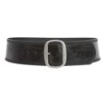 thumbnail image 1 of Women's 3" (75 mm) Wide Oval Tone-on-tone Stitching Edged Contour Belt, 1 of 2
