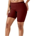 thumbnail image 1 of Women's 3 Inch Short Leggings High Waisted Yoga Capris Workout Running Athletic Stretch Fitness Casual Comfortable Soft Basic Solid Women Winter Clothes Fashion Women Casual Pants Petite Leggings for, 1 of 5