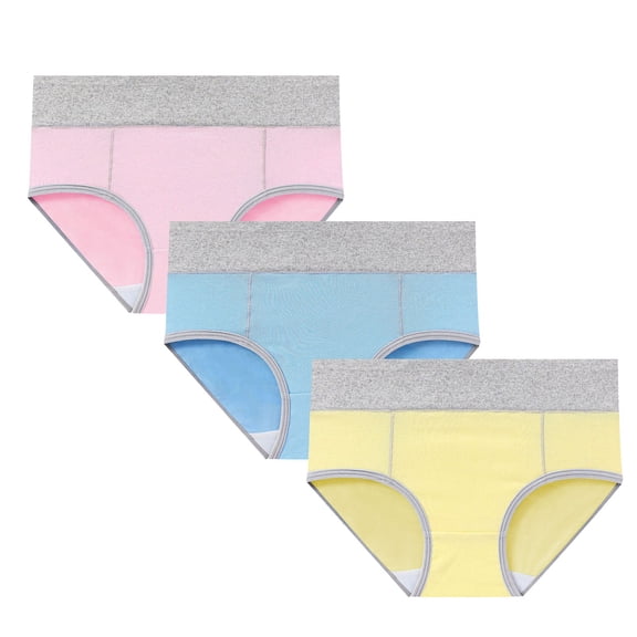 Women's 3 Pack Cotton Panties Comfy Soft Seamless Underwear Plus Size Breathable Cool Bikini Panties No Show Seamless Panty