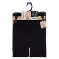 thumbnail image 1 of MeMoi 3 Pair Women's Seamless Non-Chafe Tag-Free Slip Shorts - Womens - Female, XL, Black Black Nude, 1 of 2