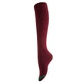 thumbnail image 1 of Women's 3 Pairs Attractive, Breathable, Lightweight, Moisture Wicking & Extra Soft Knee High Cotton Boot Socks Size 6-9 AAT158212-1c5Wine, 1 of 3