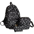thumbnail image 1 of Women's 3 Piece Bow Backpack, Kawaii Bow Ribbon Backpack, Nice Nylon Backpack, 1 of 7