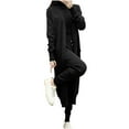 thumbnail image 1 of Women's 3 Piece Outfits Knit Matching Lounge Sets Long Cardigans & Sweater Vest & Long Pants Comfort Tracksuits, 1 of 4