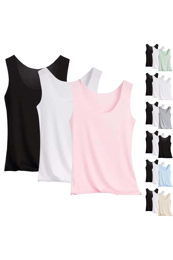 Women's 3 Piece Summer Cooling Vest Set Base Layer Top Wardrobe Collection