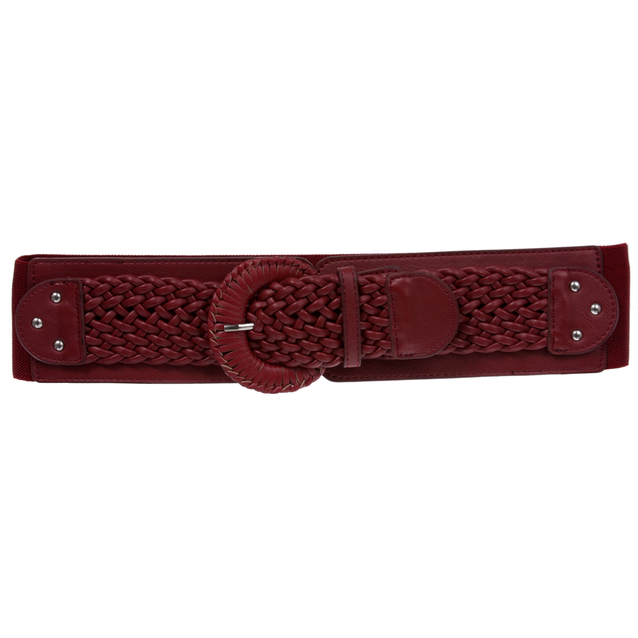 3419 Women Wide Waist Belts Braided Woven For Dress Chunky Pettata 2 Pack Thin Braided Belts for Women Classic Waist  main image 4