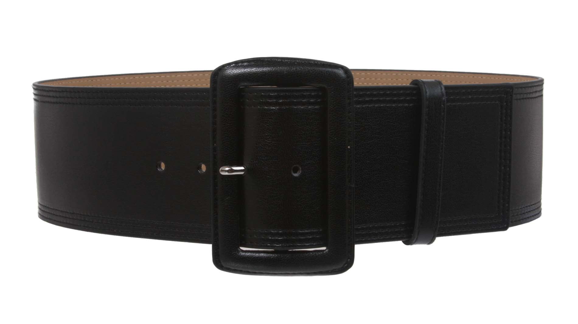 Women’s Time and Tru 3 Pack 15mm Dress Casual leather belt Plus Size Large