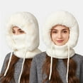 thumbnail image 1 of Women's 3-in-1 Winter Beanie Hat with Scarf & Mask Set – Thermal Lined Knit Beanie for Skiing, Hiking & Cold Weather, 1 of 8