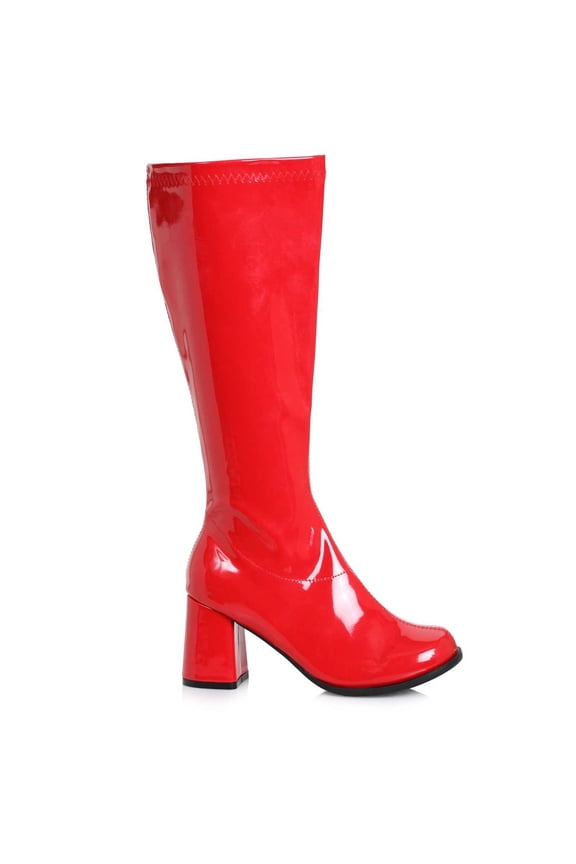 Women's 3 inch Wide Width GoGo Boot Red / Size 6