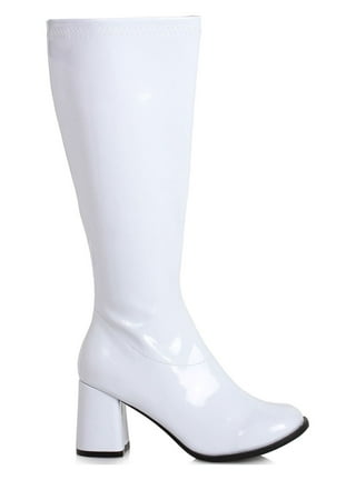 White go go boots shop in store