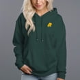 thumbnail image 1 of Women's 330g 100% Cotton Yellow Smiley Face Pattern Design Hoodie, 1 of 16