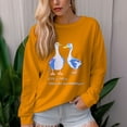 thumbnail image 1 of Women's 330gm 100% Cotton Call Duck pattern Crewneck Sweatshirt, 1 of 14