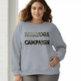thumbnail image 1 of Women's 330gm 100% Cotton SARATOGA CAMPAIGN Crewneck Sweatshirt, 1 of 15