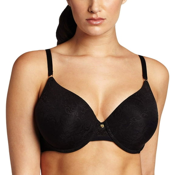 Women's 36DD Contour Jacquard Underwire Plunge Bras 36