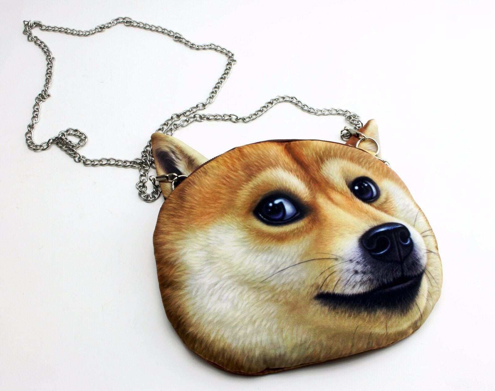 Women's 3D Print Dog Face Crossbody Bag Novelty Purse